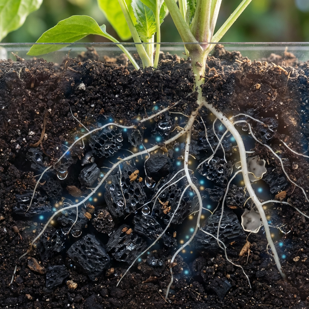 Biochar for Plants: What It Does, When to Use It, and How to Avoid Com   Provision Gardens