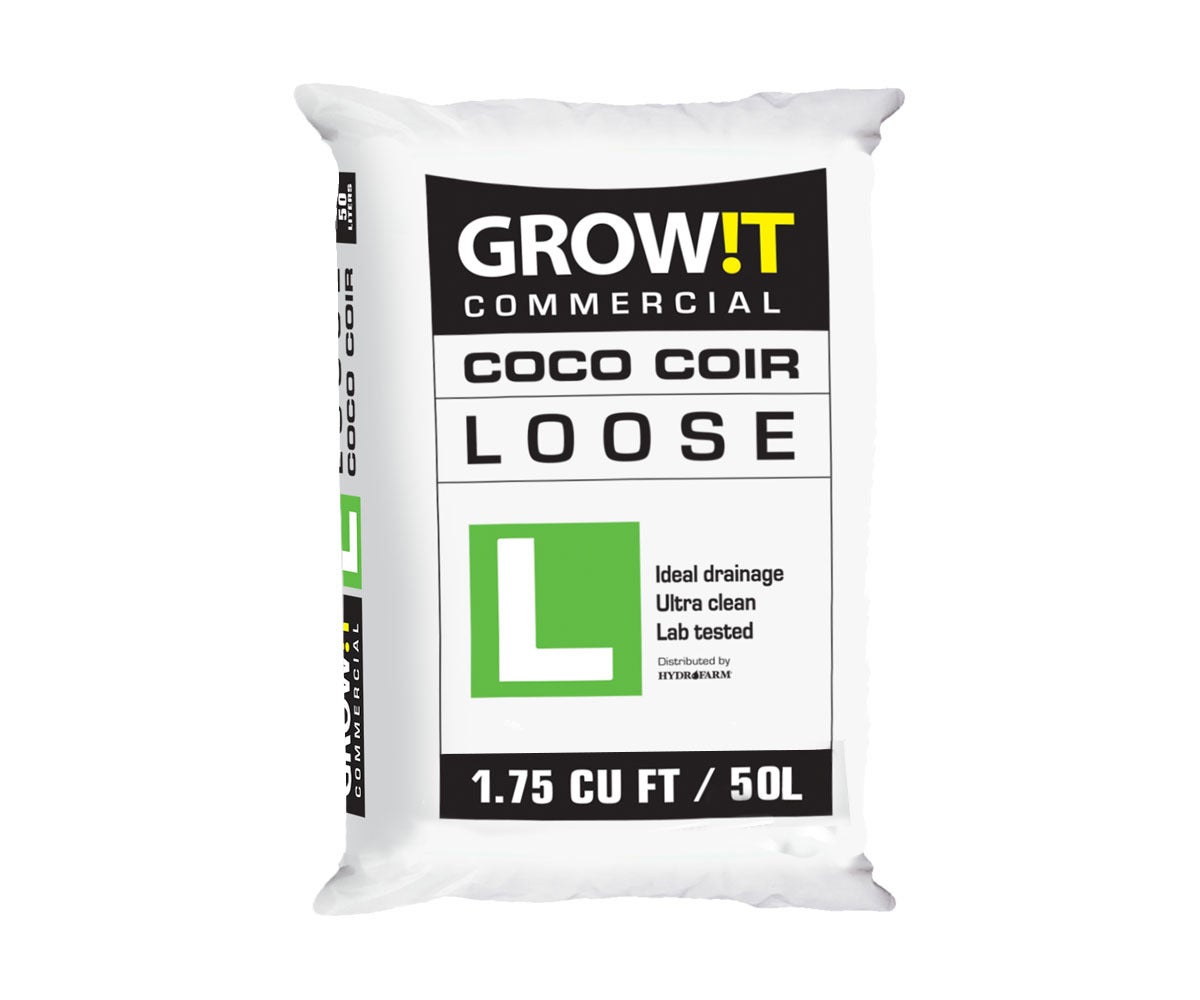 GROW!T Commercial Coco Coir - 50 Litre