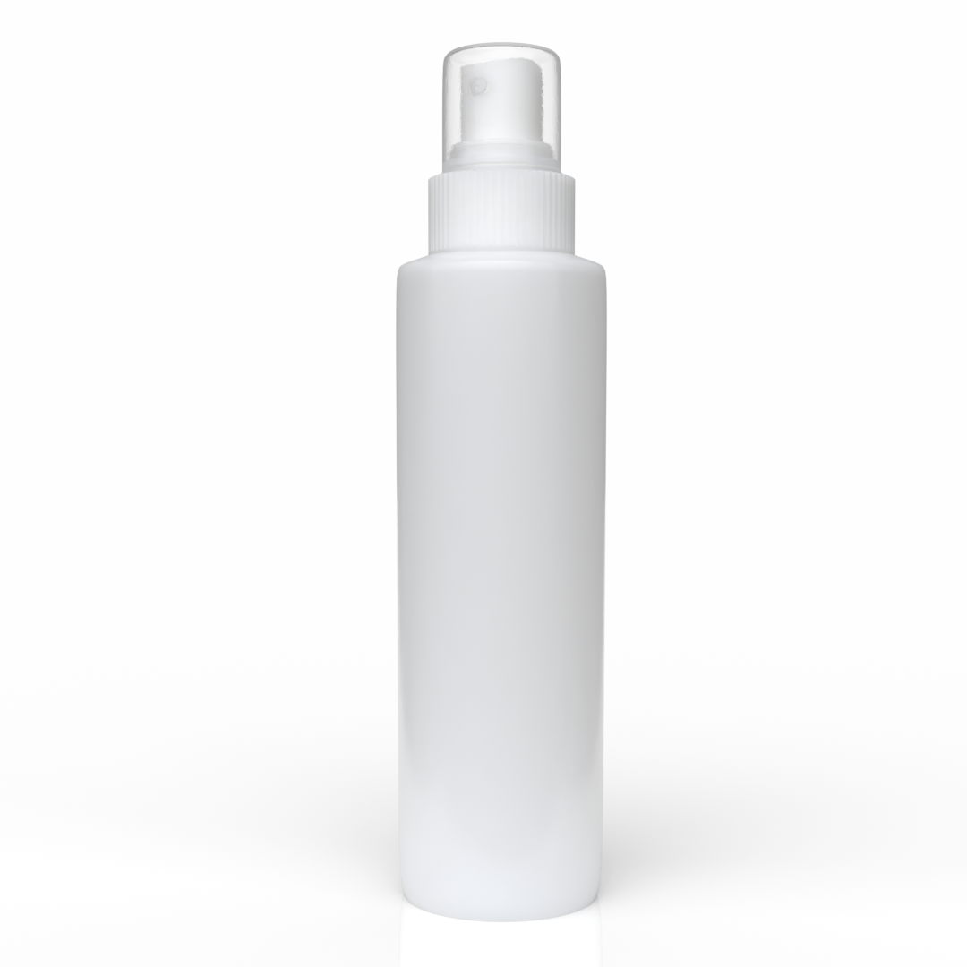 Flacon pulvérisateur à brume fine en PEHD blanc - 120 ml
