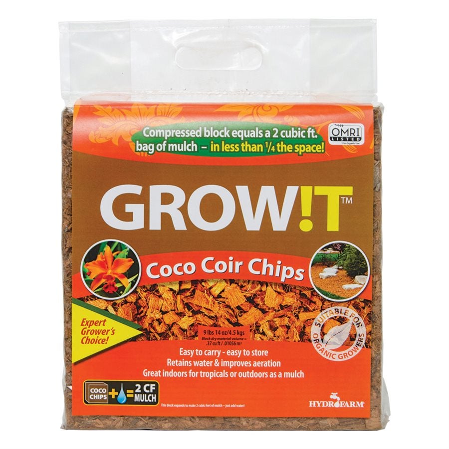Grow!T Coco Coir Chips - 4.5 KG
