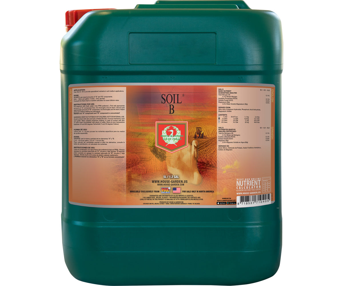 House & Garden Soil B - 5 Litre