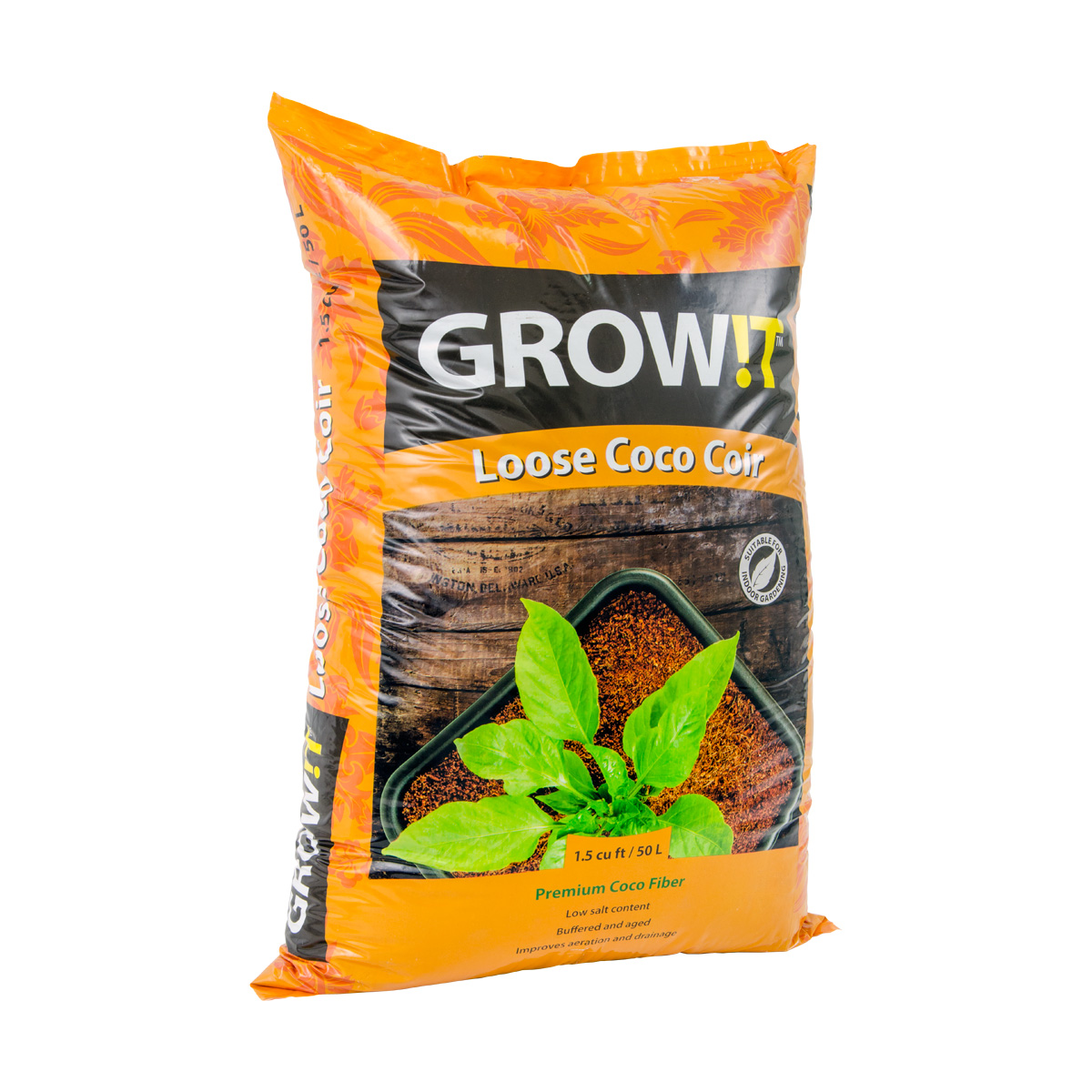 GROW!T Loose Coco Coir - 50 Litre