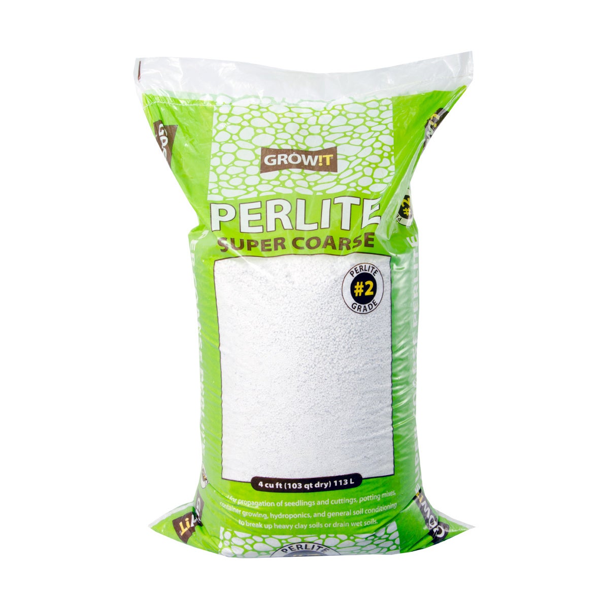 GROW!T Perlite Grade #2 Super Coarse - 5 Litre