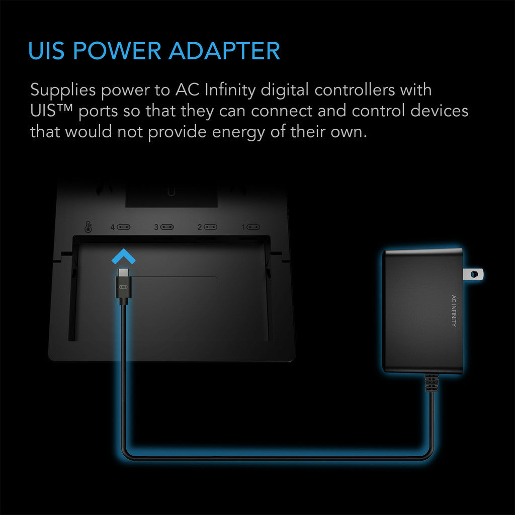 AC Infinity UIS Outlet Power Adapter