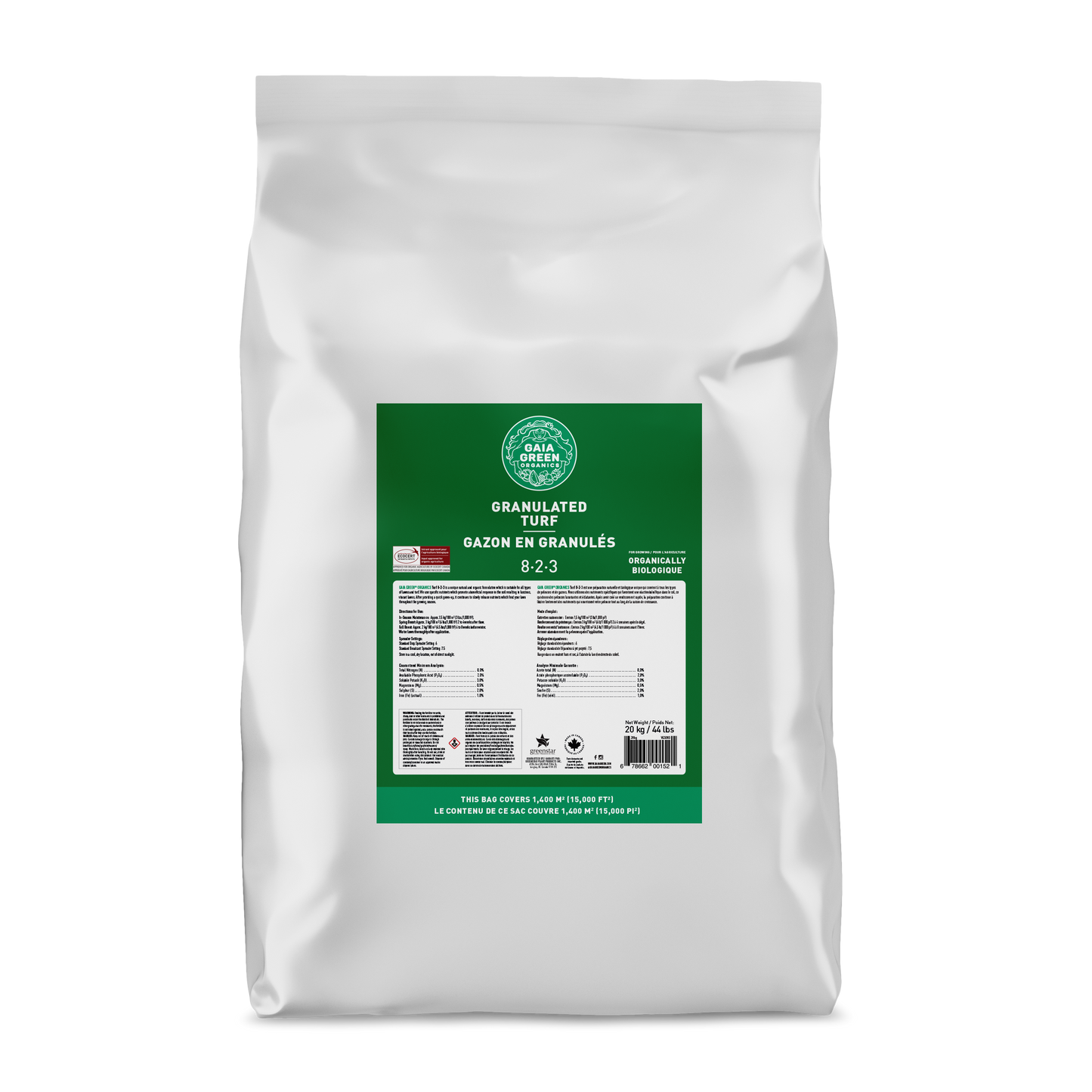 Gaia Green Granulated Turf - 20 KG
