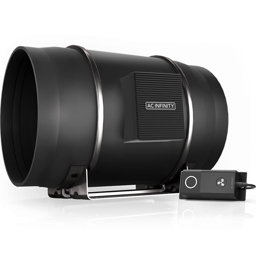 AC Infinity Cloudline S8 Inline Fan with Speed Controller