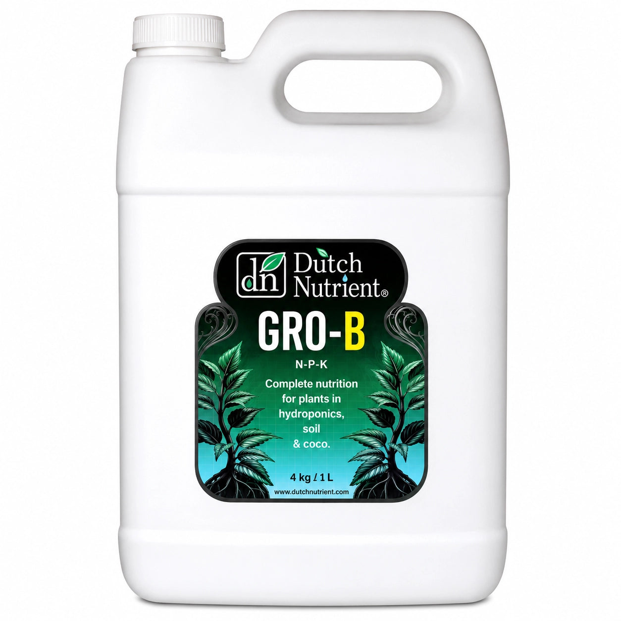 Dutch Nutrient Gro B - 4 Litre