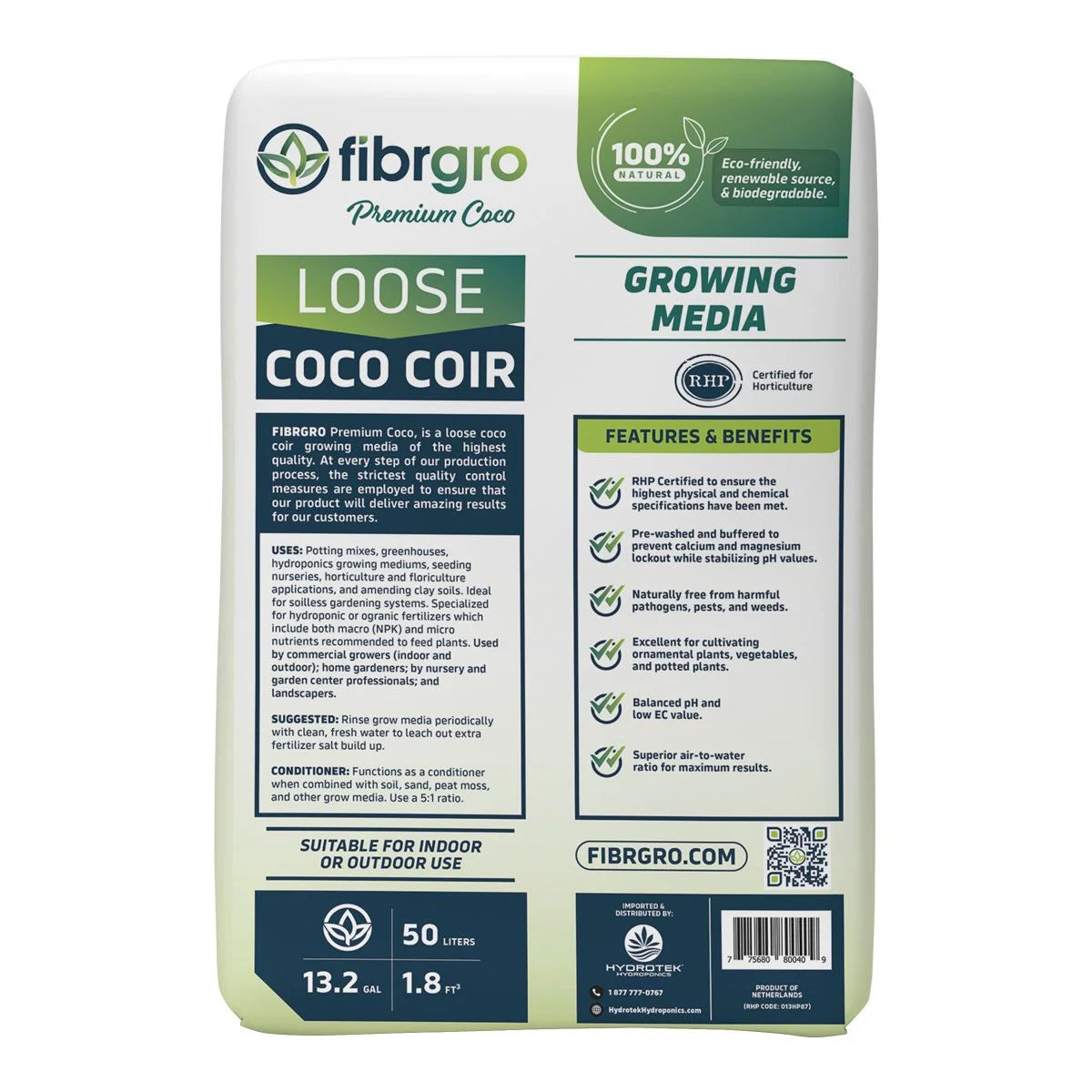 Fibrgro 高级椰糠 - 50升