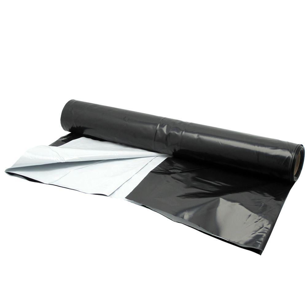 Thermoflo Black and White Premium Poly - 10 FT x 50 FT