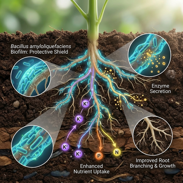 Bacillus Amyloliquefaciens: The Beneficial Soil Bacterium That Transforms Plant Growth