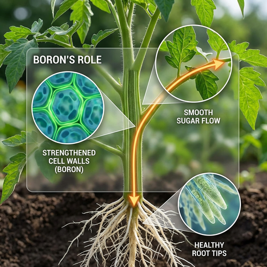 Boron (B): The Essential Micronutrient That Strengthens Plant Growth From the Inside Out