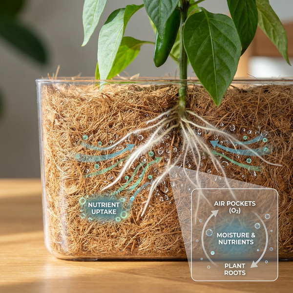 椰糠植物肥料：促进根系生长、水分控制和植物健康生长的完整种植指南