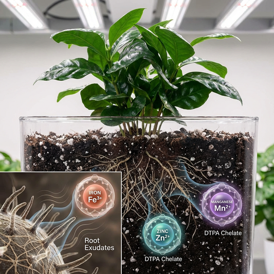 DTPA Chelation Explained: The Secret to Keeping Micronutrients Available for Healthy Plants