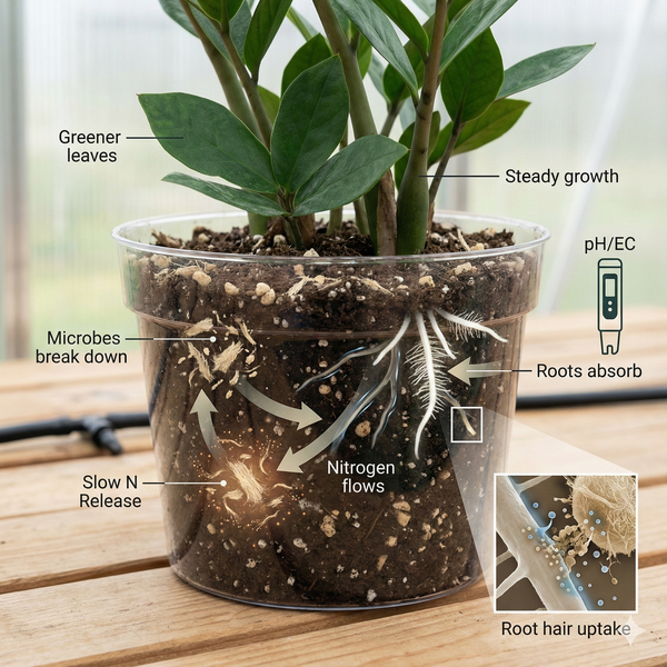 Feather Meal: The Slow-Release Nitrogen That Builds Strong Growth Over Time