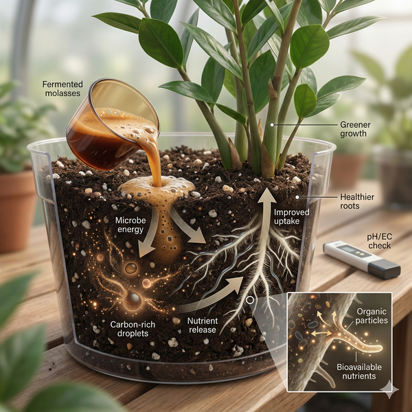 Fermented Molasses for Plants: The Simple Way to Boost Microbes, Nutrient Uptake, and Growth