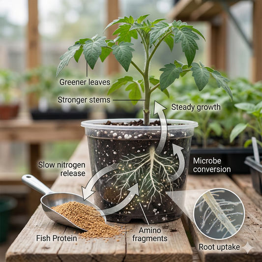Fish Protein: The Plant-Ready Nitrogen That Feeds Growth Without the Burn
