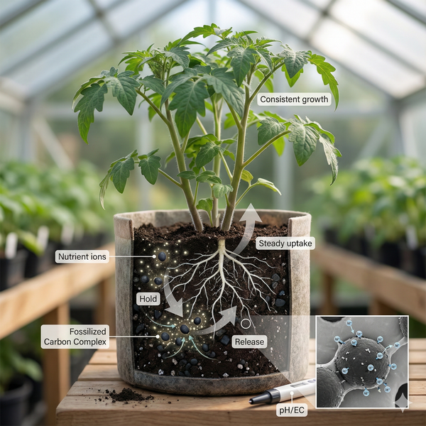 Fossilized Carbon Complex: The Clean Way to Improve Soil Performance and Nutrient Efficiency