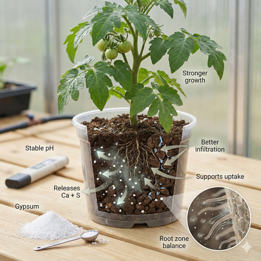 Gypsum for Plants: The Simple Way to Fix Compacted Soil and Boost Calcium
