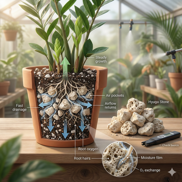 Hyuga Stone Explained: The Lightweight Mineral That Keeps Roots Breathing