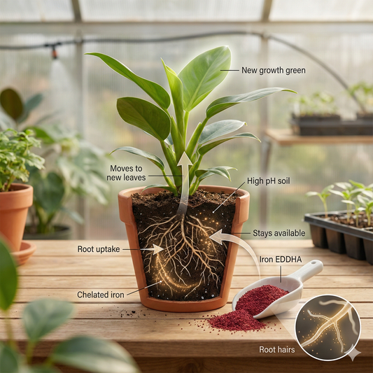 Iron EDDHA: The Reliable Way to Keep Plants Green in High-pH Conditions