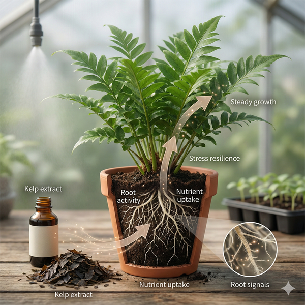 Kelp Extract: The Natural Biostimulant That Helps Plants Grow Stronger Under Stress