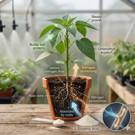L-Glutamic Acid for Plants: The Quiet Amino Acid That Powers Greener Growth