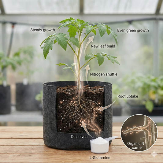 L-Glutamine for Plants: What It Does in the Root Zone and Why It Matters