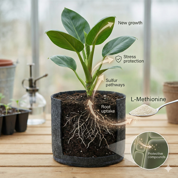 L-Methionine for Plants: The Sulfur Amino Acid That Helps Growth Stay Strong Under Stress