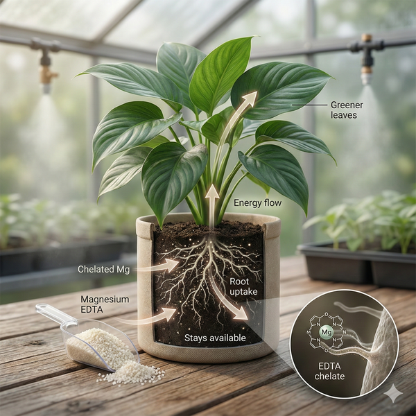 Magnesium EDTA Explained: How Chelated Magnesium Feeds Plants More Reliably