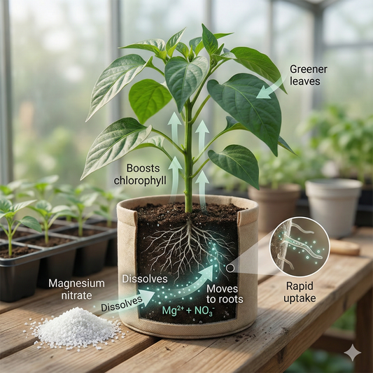 Magnesium Nitrate Explained: Faster Magnesium Delivery for Greener, Stronger Plants