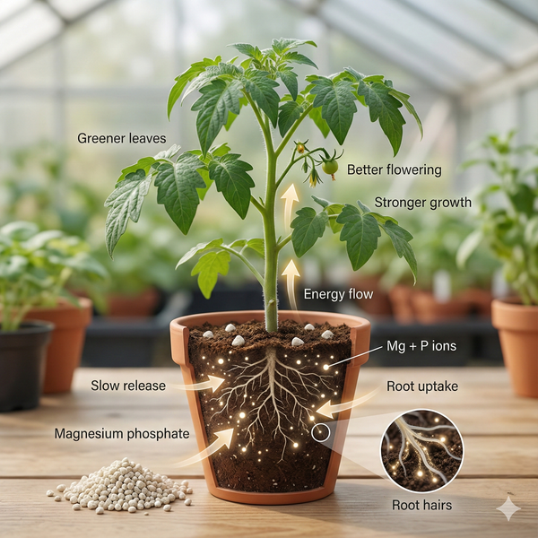 Magnesium Phosphate Explained: What It Does for Roots, Leaves, and Flowering
