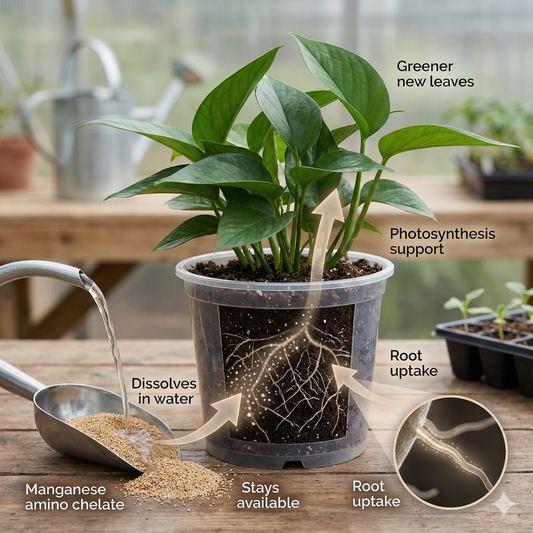 Manganese Amino Chelate: The Cleanest Way to Keep Leaves Green and Growth Steady