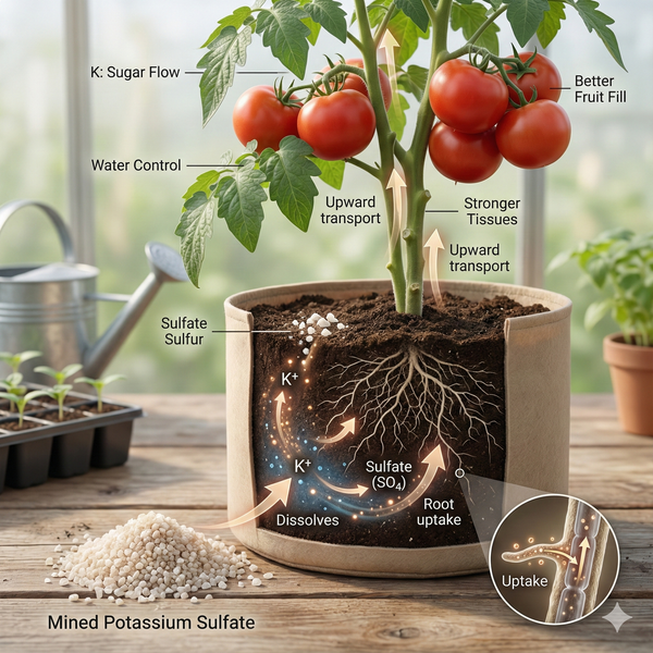 Mined Potassium Sulfate: The Clean K and Sulfur Boost Plants Use Fast