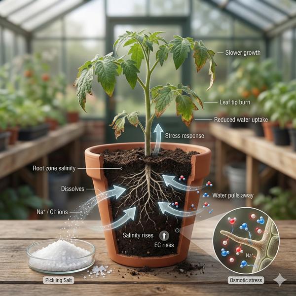 Pickling Salt in Gardening: What It Does to Soil, Roots, and Plant Health