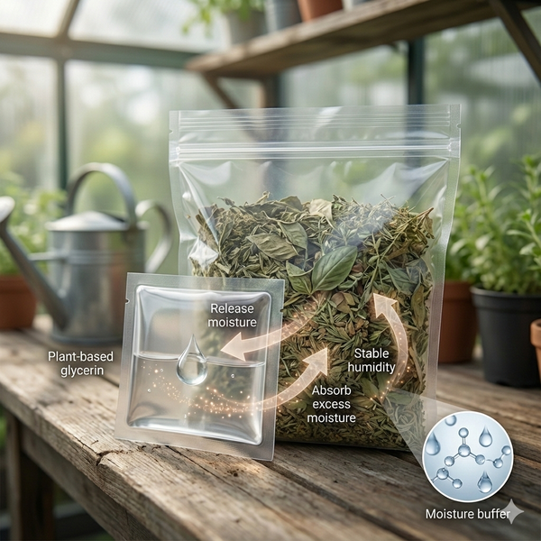 Plant-Based Glycerin in Humidity Packs: How It Holds Moisture Steady