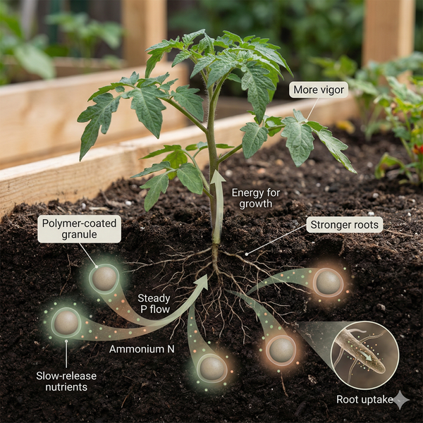 Polymer-Coated Monoammonium Phosphate: The Slow-Release Phosphorus That Builds Better Roots