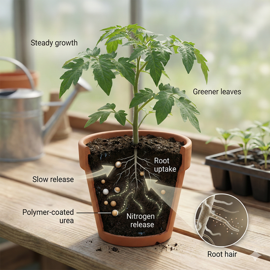 Polymer-Coated Urea Explained: Longer Nitrogen Feeding With Fewer Spikes