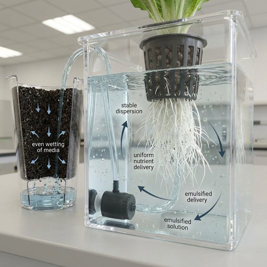 Polyoxyethylene (40) Sorbitol Hexaoleate in Nutrients: Why It Improves Mixing, Root Uptake, and Hydroponic Stability