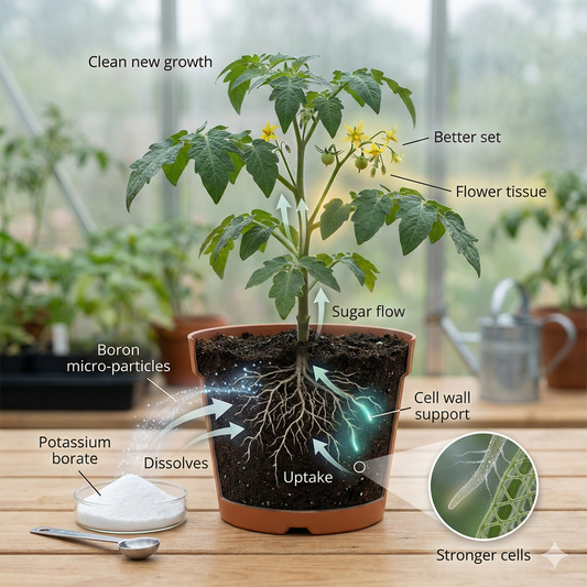 Potassium Borate in Plants: What It Does and When to Use It