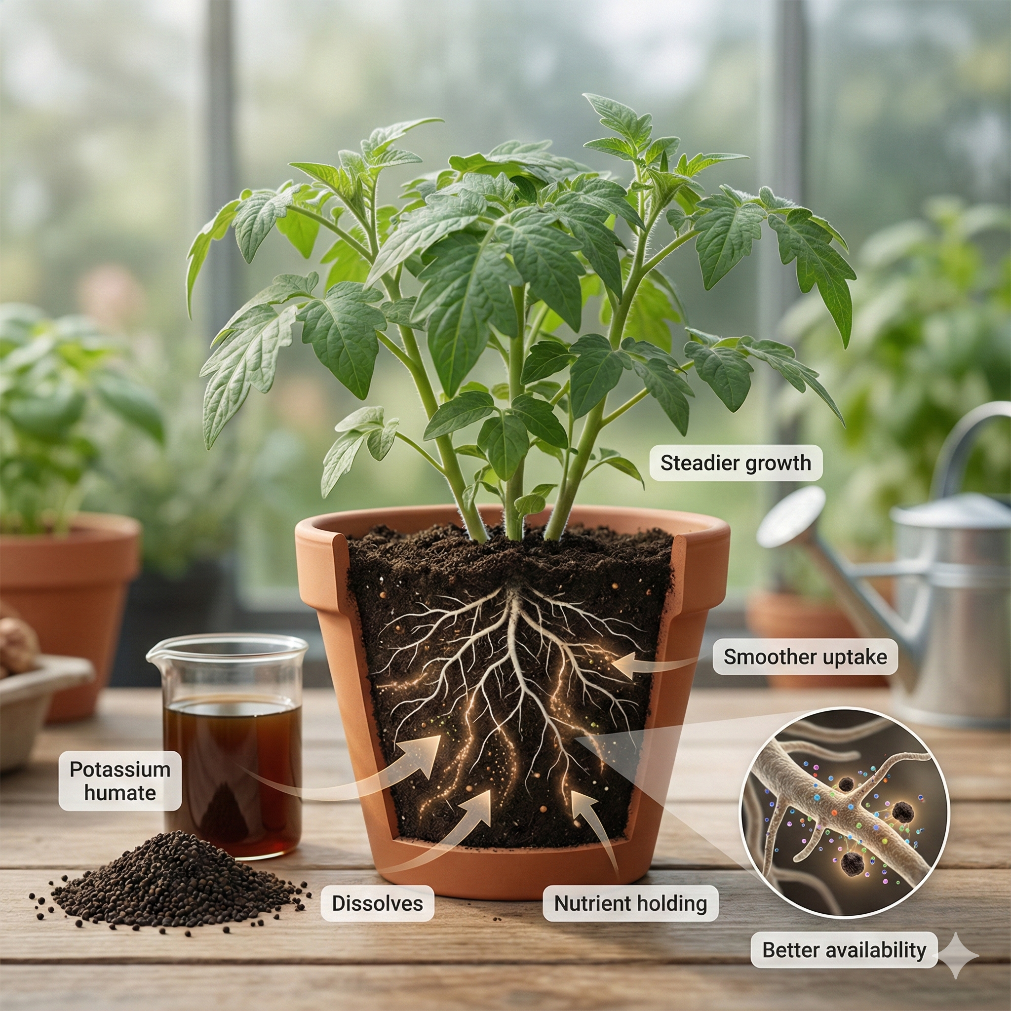 Potassium Humate for Plants: What It Does, When to Use It, and How to ...