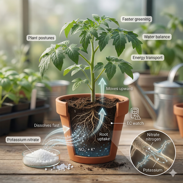 Potassium Nitrate for Plants: Fast Potassium and Nitrate Nitrogen Explained