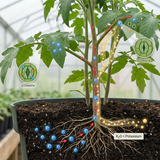 Potassium Oxide (K2O) in Plant Nutrition: The Key to Strong Stems, Better Water Control, and Bigger Yields