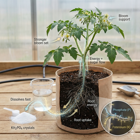 Potassium Phosphate Monobasic Explained: What It Does for Roots, Flowers, and Nutrient Balance