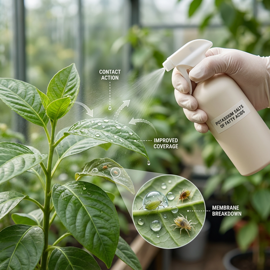 Potassium Salts of Fatty Acids: The Contact Spray That Knocks Out Soft-Bodied Pests Fast