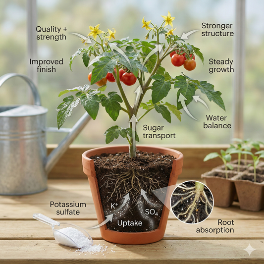 Potassium Sulfate for Plants: Benefits, Best Uses, and Common Mistakes