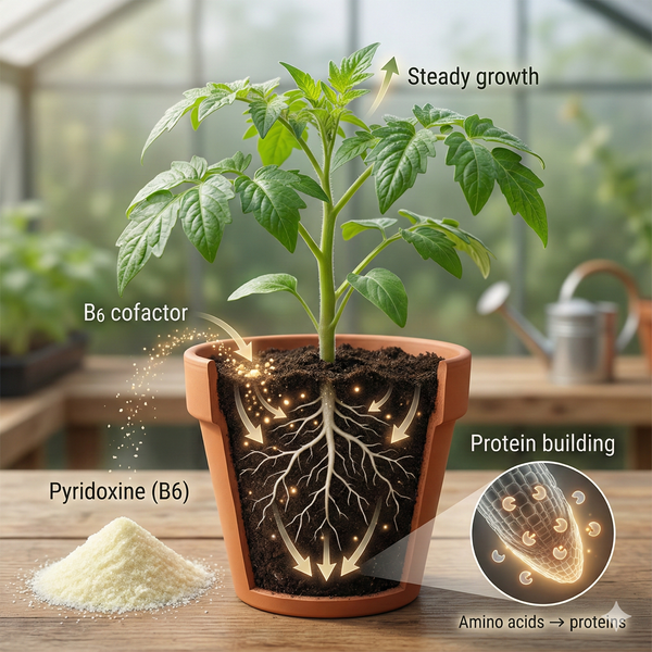 吡哆醇对植物的作用：维生素B6在根区究竟发挥什么作用