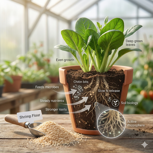 Shrimp Flour for Plants: What It Does in Soil and Why Growth Looks Better