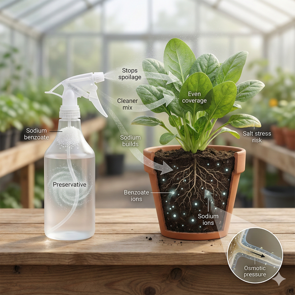 Sodium Benzoate in Plant Sprays: What It Does, When It Helps, and When It Hurts