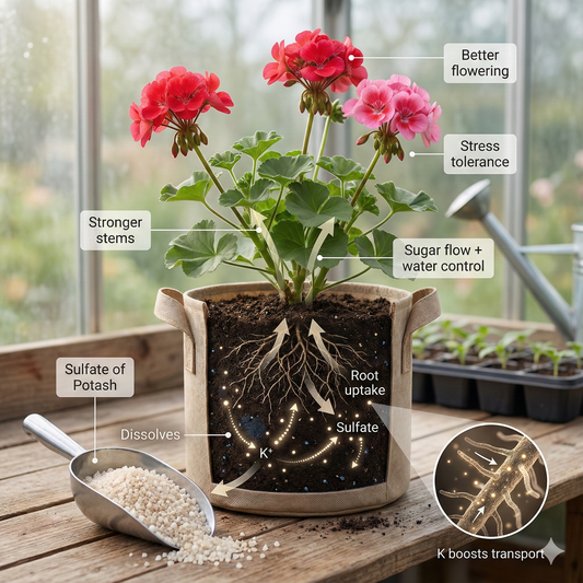 Sulfate of Potash for Plants: The Clean Way to Boost Flowering, Flavor, and Stress Tolerance