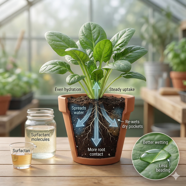 Surfactan Explained: How a Surfactant Improves Wetting, Coverage, and Plant Results